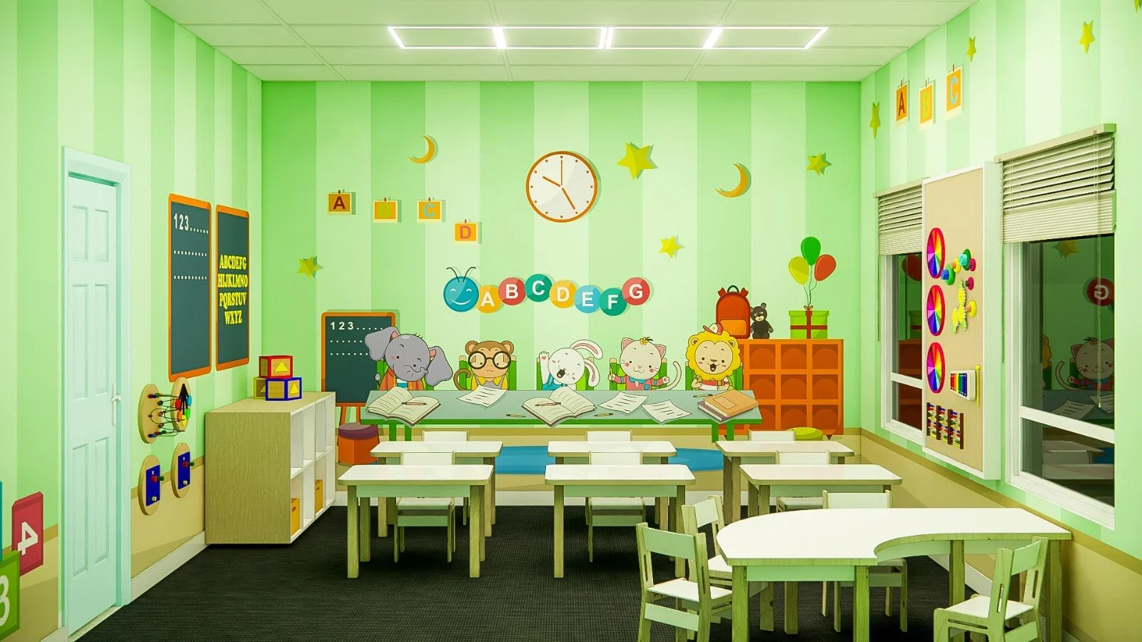 Private school classroom